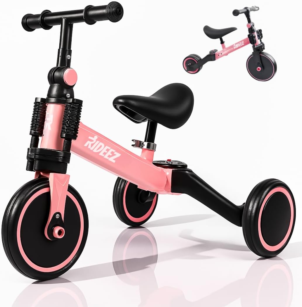 Triciclo 3 en 1 para Niños 1–5 Años | RIDEEZ Oficial | Convertible a Bicicleta de Equilibrio