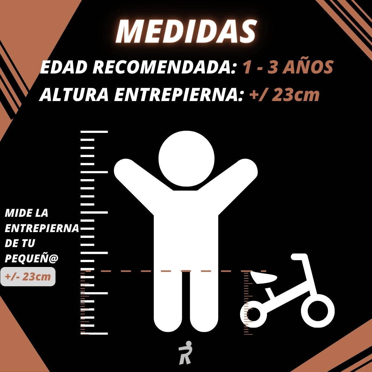 Rideez ONE Premium | Bicicleta de Equilibrio | 1-2 Años y medio