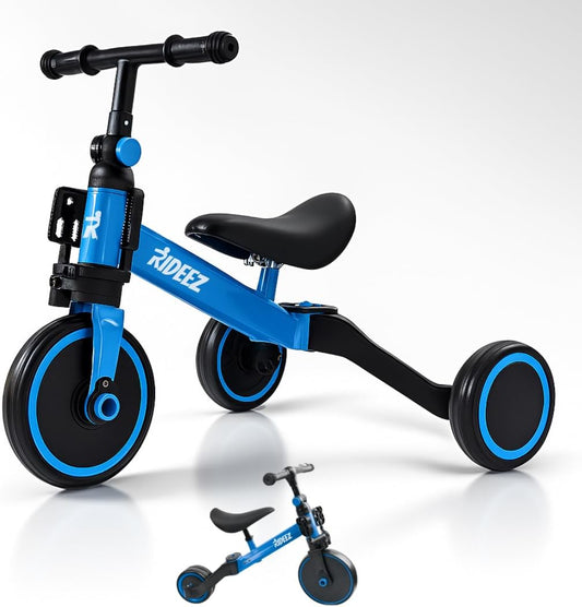 Triciclo 3 en 1 para Niños 1–5 Años | RIDEEZ Oficial | Convertible a Bicicleta de Equilibrio