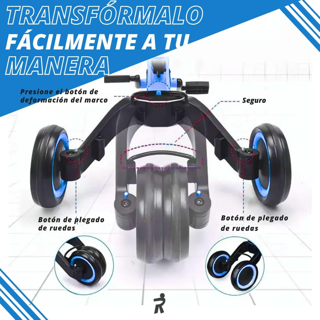 Triciclo 3 en 1 para Niños 1–5 Años | RIDEEZ Oficial | Convertible a Bicicleta de Equilibrio