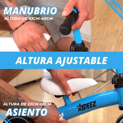 RIDEEZ GO | Balance Bike | Bicicleta de Equilibrio para Bebés 1–2 Años
