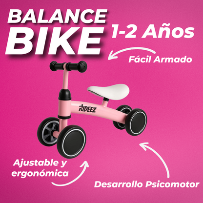 RIDEEZ GO | Balance Bike | Bicicleta de Equilibrio para Bebés 1–2 Años