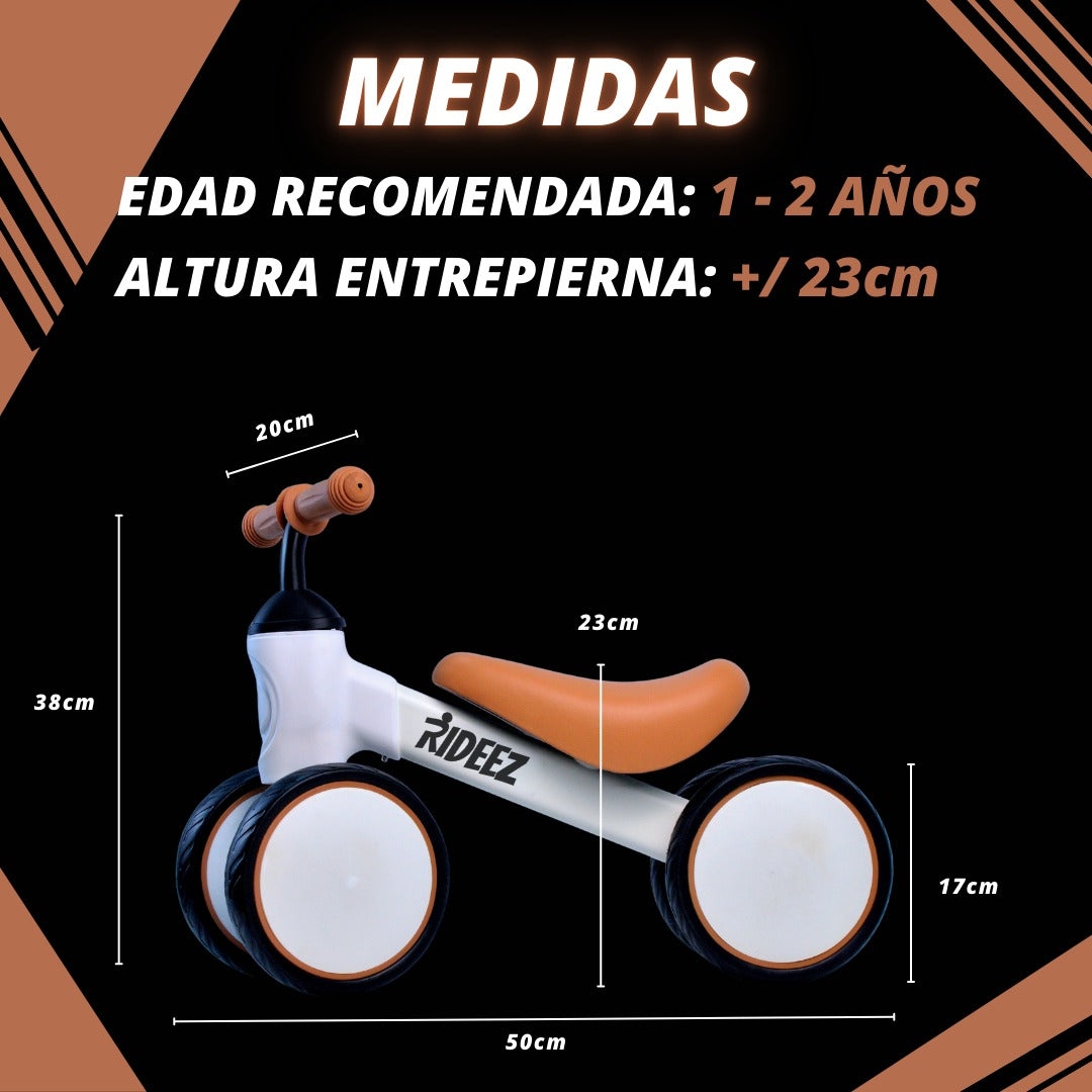 Rideez ONE Premium | Bicicleta de Equilibrio | 1-2 Años y medio
